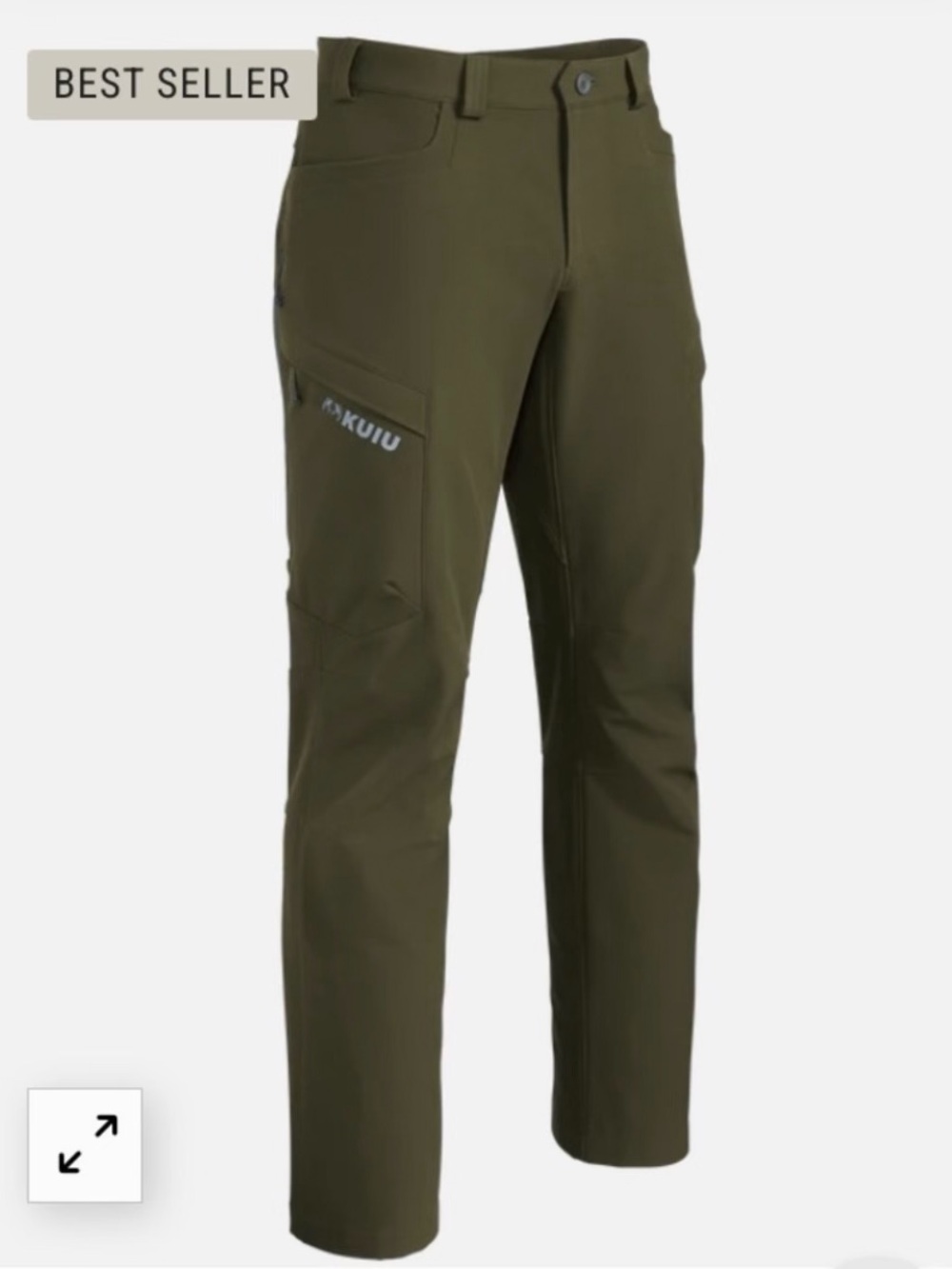 RARE KUIU Men’s Attack Pants Dark Moss Size 34 Reg
